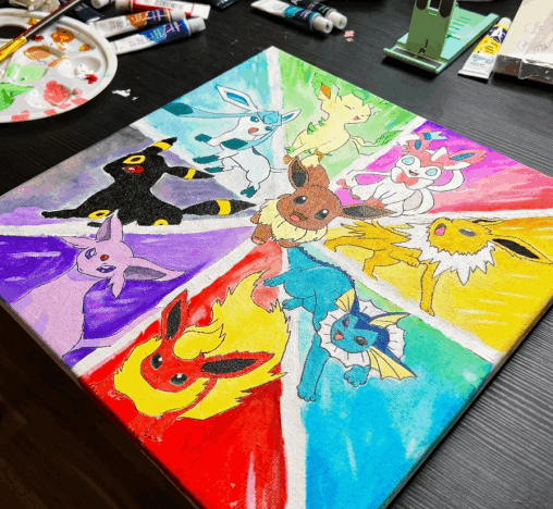 children creating art at Wonderlab Kids in turramurra