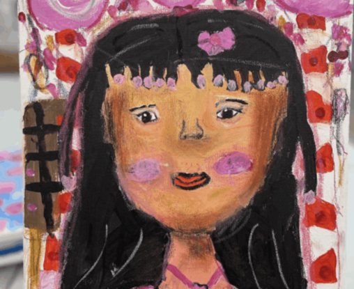 children creating art at Wonderlab Kids in turramurra