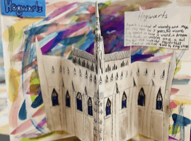 children creating art at Wonderlab Kids in hornsby