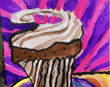 children creating art at Wonderlab Kids in st ives