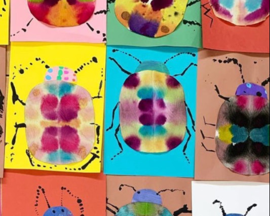 children creating art at Wonderlab Kids in ryde